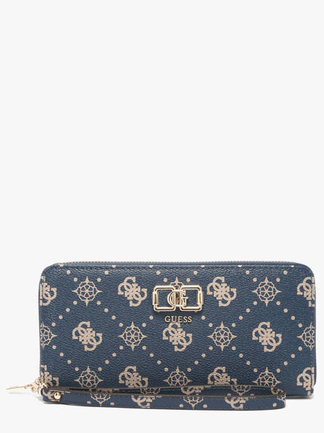 Portefeuille Emelie Logo Guess Bleu emelie logo GP928146