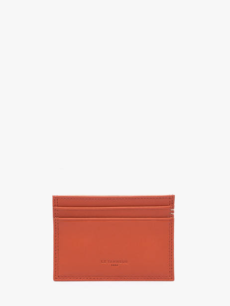 Porte-cartes Martin Cuir Le tanneur Orange martin TMIN3500
