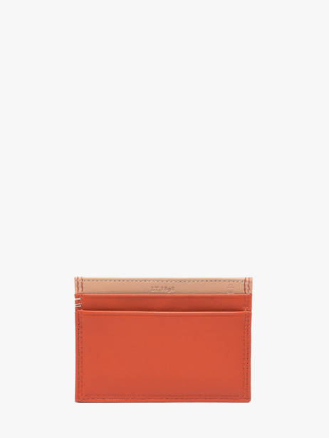 Porte-cartes Martin Cuir Le tanneur Orange martin TMIN3500 vue secondaire 2