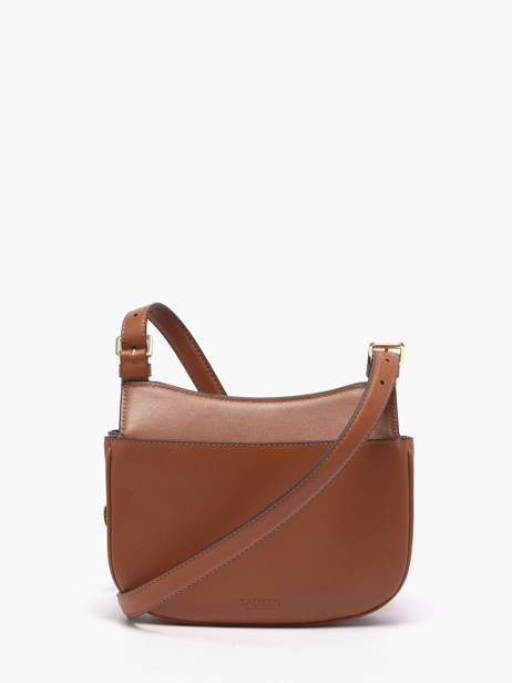 Sac Bandoulière Dryden Cuir Lauren ralph lauren Marron dryden 31P06070 vue secondaire 4