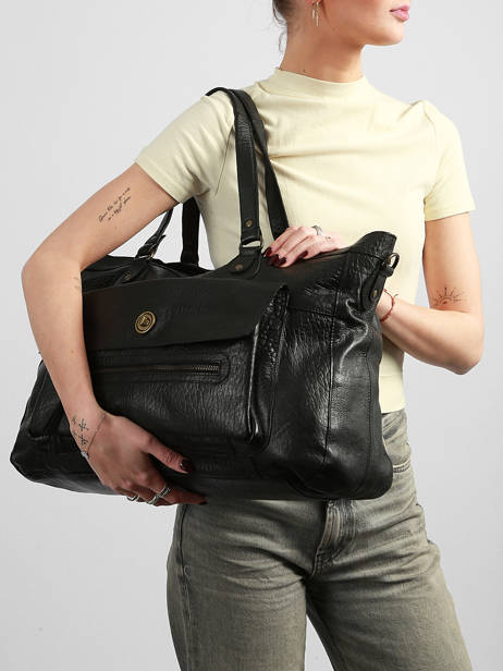 Sac Porté épaule Totally Royal Cuir Pieces Noir totally royal 17055349 vue secondaire 1