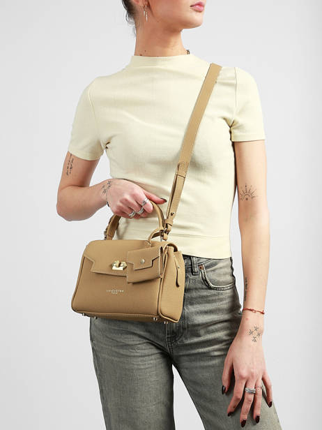 Sac Bandoulière Toro Grace Cuir Lancaster Beige toro grace 133 vue secondaire 1