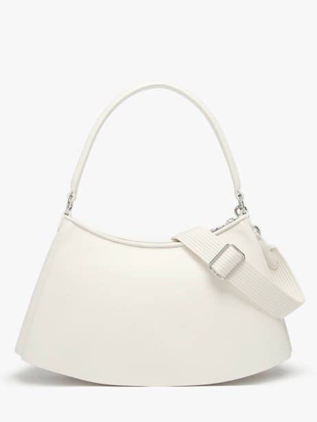 Sac Porté épaule Lenglen Cuir Lacoste Blanc lenglen NU5176DP vue secondaire 4