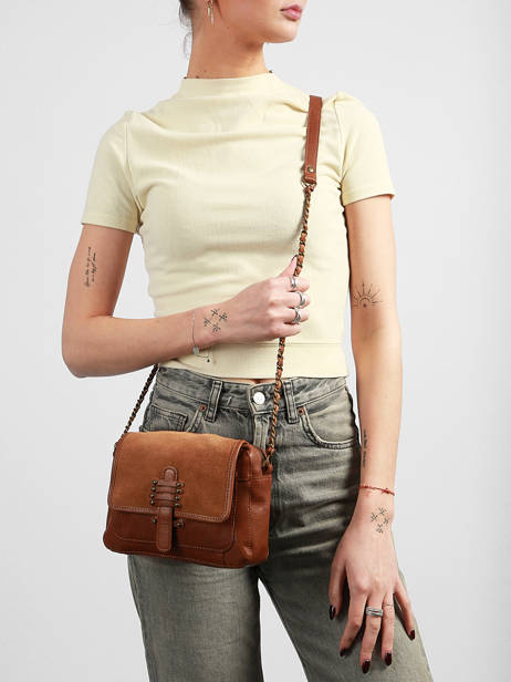 Sac Bandoulière Bea Cuir Pieces Marron bea 17163626 vue secondaire 1