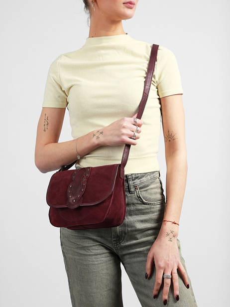 Sac Bandoulière Blima Cuir Pieces Rouge blima 17163627 vue secondaire 1