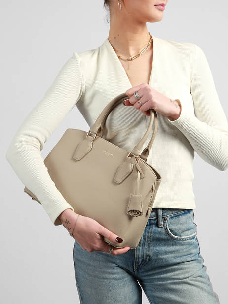 Sac Porté Main Dune Polyurethane David jones Marron dune CM7252 vue secondaire 1