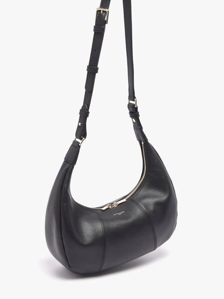 Sac Bandoulière Juliette Cuir Le tanneur Noir juliette TJET1402 vue secondaire 2