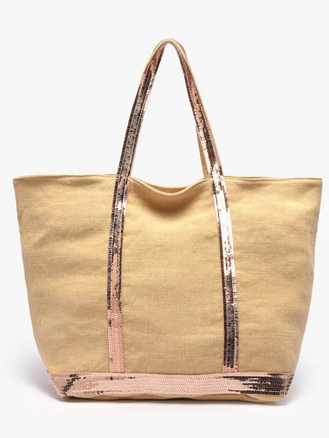 Le Cabas L Lin Paillettes Vanessa bruno Jaune cabas lin 31V40409