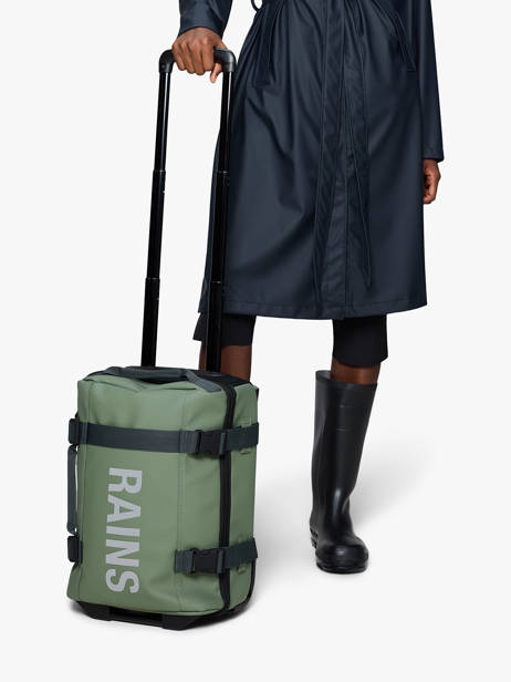Valise Cabine Travel Rains Vert travel 14790 vue secondaire 1