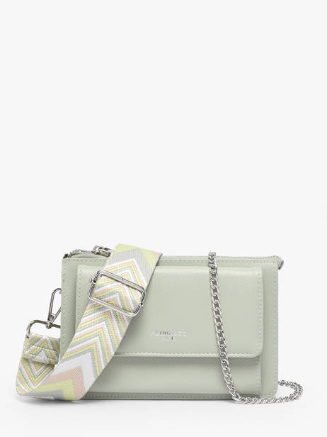 Sac Bandoulière Saffiano Miniprix Vert saffiano F5023