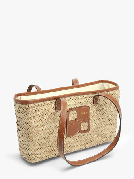 Sac Porté épaule Paille Nat et nin Beige paille PL vue secondaire 2