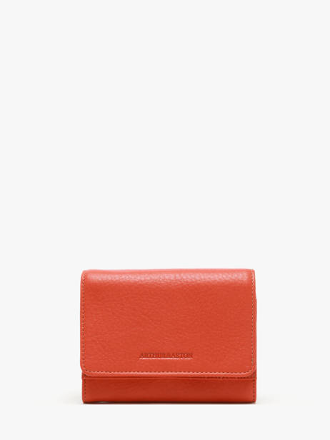 Porte-monnaie Ange Cuir Arthur & aston Orange ange 164