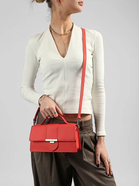 Sac Bandoulière Paris Ily Cuir Lancaster Rouge paris ily 10 vue secondaire 1