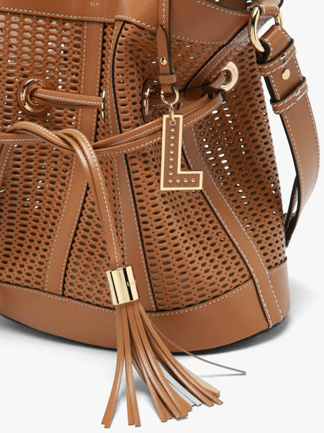 Sac Seau M Premier Flirt Cuir Ajouré Lancel Marron premier flirt A14010 vue secondaire 3