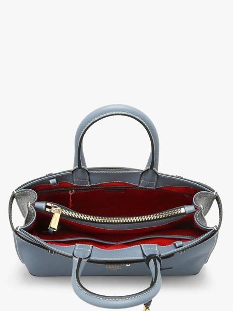 Sac Porté Main Faubourg Cuir Lancel Bleu faubourg A13548 vue secondaire 4