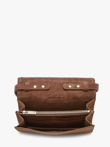 Sac Bandoulière Thelma Cuir Texturé Nathan baume Marron n city 12TX vue secondaire 4