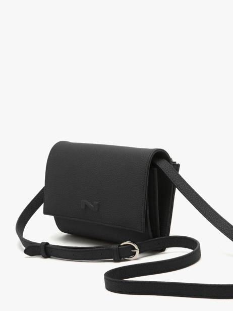 Sac Bandoulière Thelma Cuir Nathan baume Noir n city 12 vue secondaire 2
