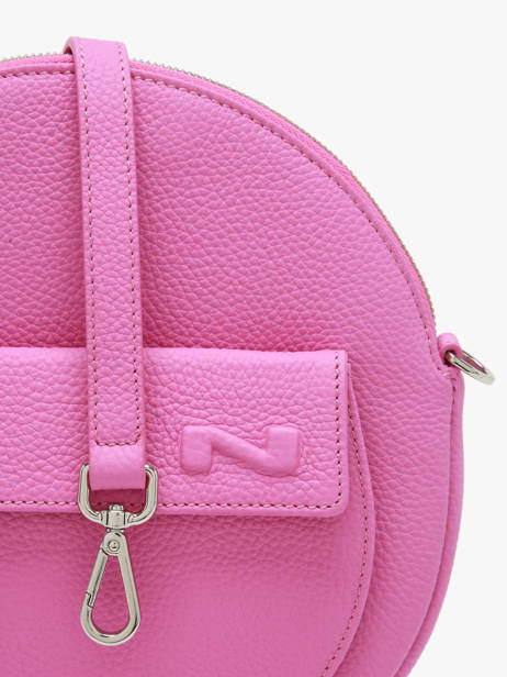 Sac Bandoulière Dorine Cuir Nathan baume Rose nathan 32PO vue secondaire 3