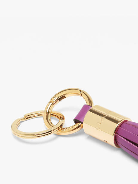 Porte-clefs Premier Flirt Cuir Lancel Violet charms A12922 vue secondaire 1