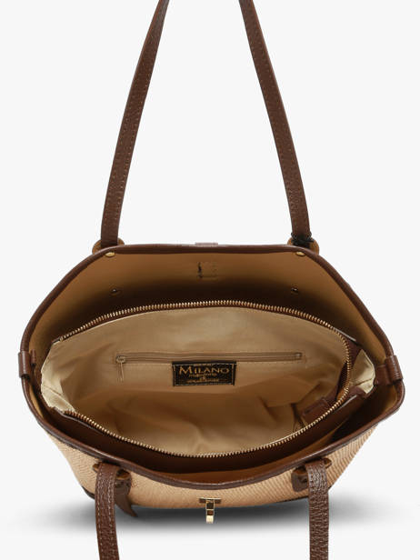 Sac Porté épaule Capri Milano Marron capri CP25113 vue secondaire 3