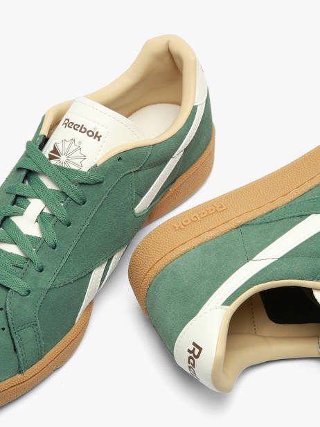 Sneakers En Cuir Reebok Vert men 244920 vue secondaire 3