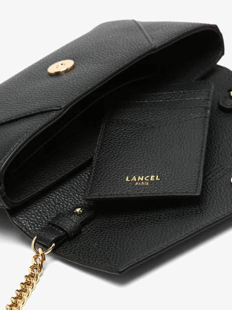 Sac Bandoulière Enveloppe Cuir Lancel Noir enveloppe A14024 vue secondaire 4