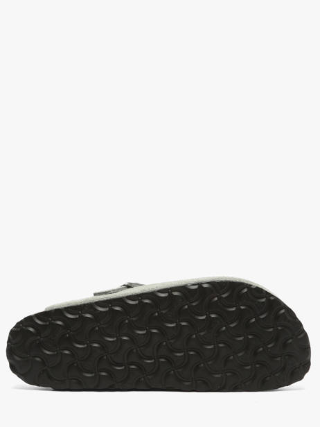 Mules Boston En Cuir Birkenstock Gris women 1031657 vue secondaire 4