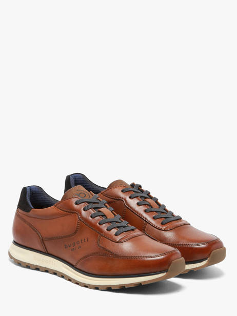 Sneakers En Cuir Bugatti Marron men 335A021P vue secondaire 1