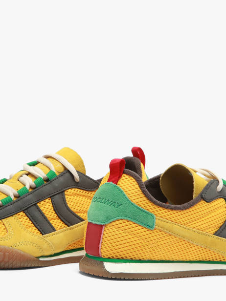 Sneakers En Cuir Coolway Jaune men 8633808 vue secondaire 3