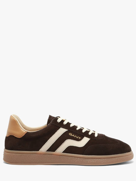 Sneakers En Cuir Gant Noir men CUZIMG46