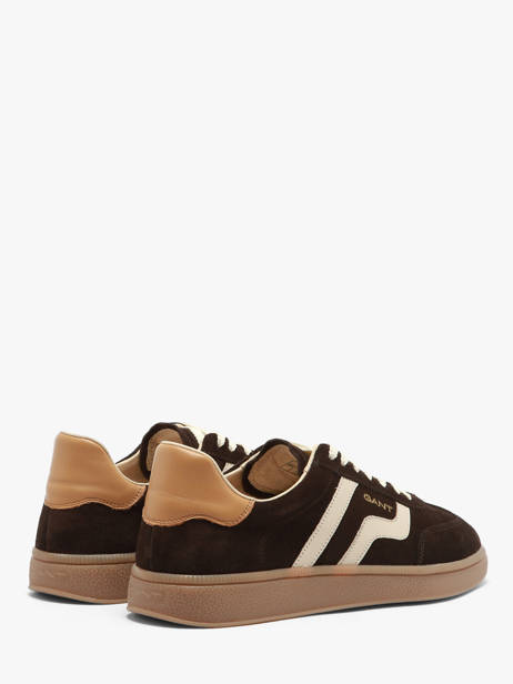 Sneakers En Cuir Gant Noir men CUZIMG46 vue secondaire 3
