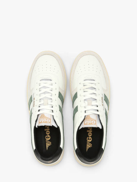 Sneakers En Cuir Gola Blanc men CMB336IN vue secondaire 4