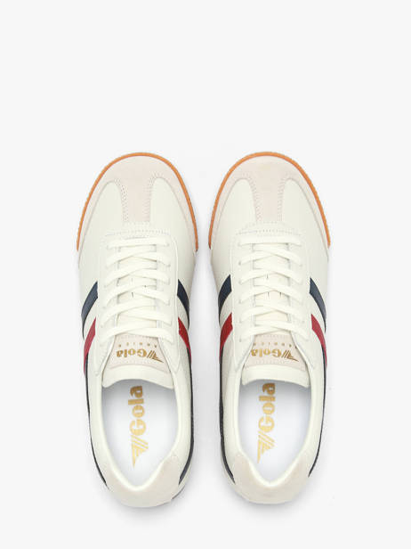 Sneakers En Cuir Gola Blanc men CMB426XE vue secondaire 4