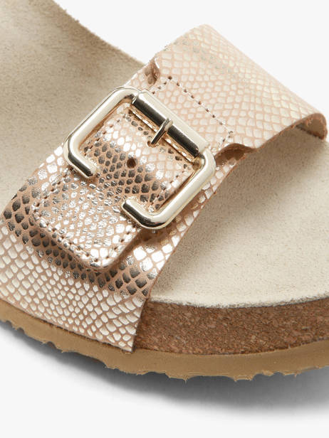Sandales Semelle Compensée En Cuir Mephisto Or women P5148844 vue secondaire 2