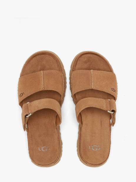Mules En Cuir Ugg Marron women 1178590 vue secondaire 3