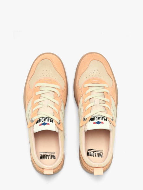 Sneakers En Cuir Palladium Orange women 99505868 vue secondaire 3