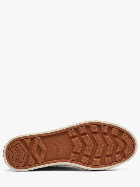 Sneakers En Cuir Palladium Beige women 94662244 vue secondaire 4