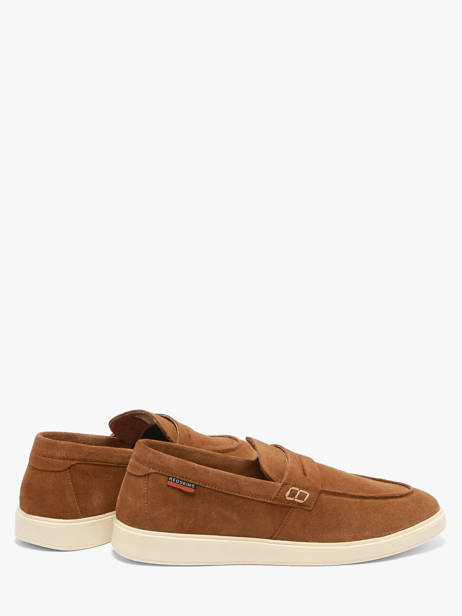 Mocassins En Cuir Redskins Marron men AMARI vue secondaire 2