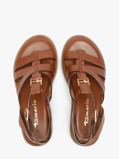 Sandales En Cuir Tamaris Marron women 46 vue secondaire 3