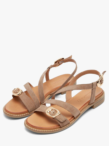 Sandales En Cuir Tamaris Marron women 46 vue secondaire 1