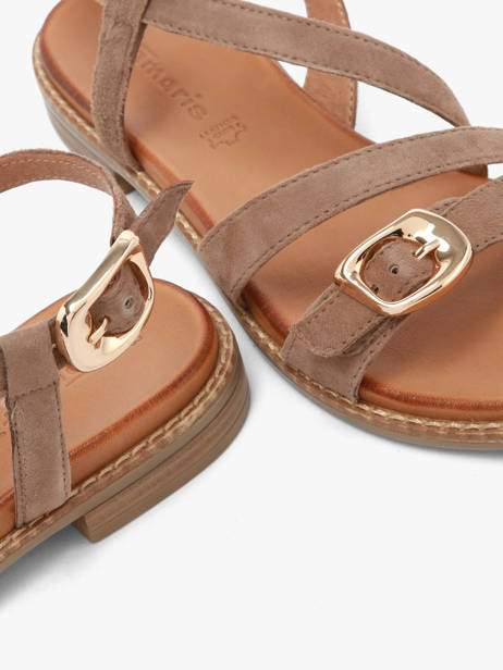 Sandales En Cuir Tamaris Marron women 46 vue secondaire 2