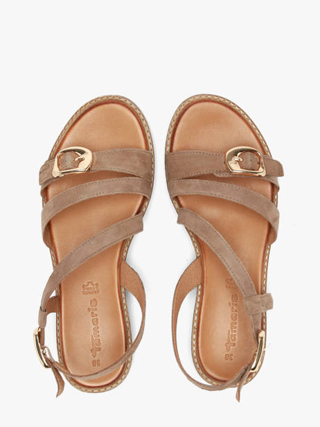 Sandales En Cuir Tamaris Marron women 46 vue secondaire 3