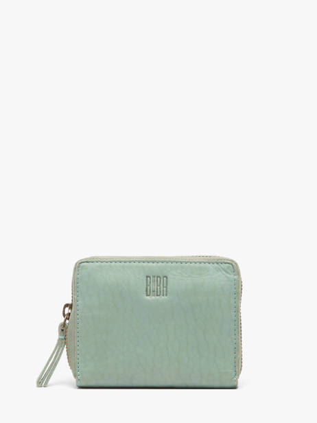 Porte-monnaie Texas Cuir Biba Bleu heritage BT11