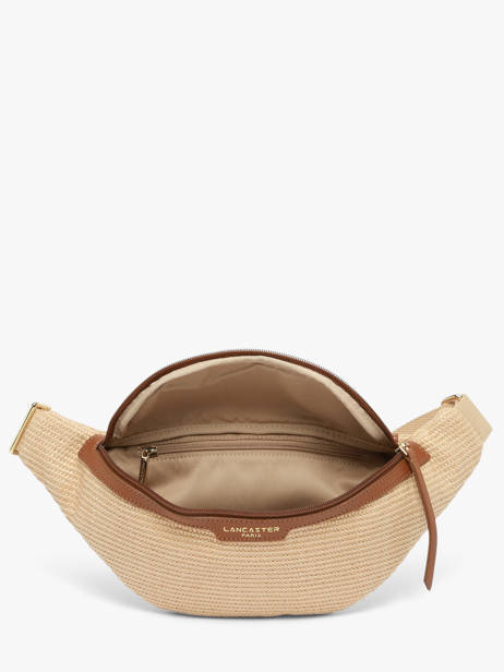 Sac Banane Lancaster Marron mini osier italie 76 vue secondaire 3