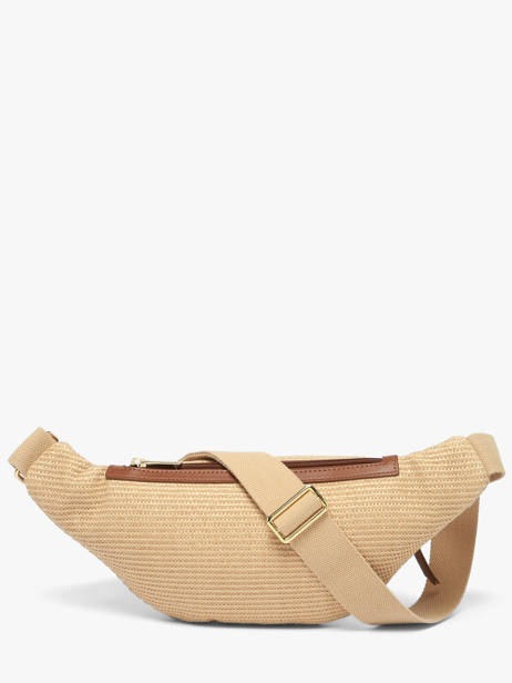 Sac Banane Lancaster Marron mini osier italie 76 vue secondaire 4