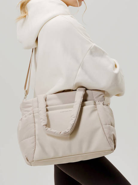 Sac Porté épaule A4 Bags Polyester Recyclé Kapten and son Beige bags M vue secondaire 2