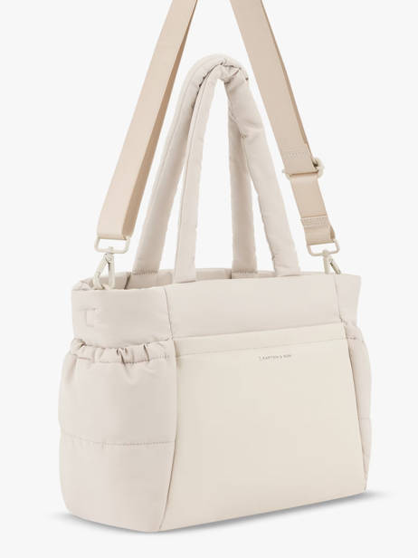Sac Porté épaule A4 Bags Polyester Recyclé Kapten and son Beige bags M vue secondaire 3