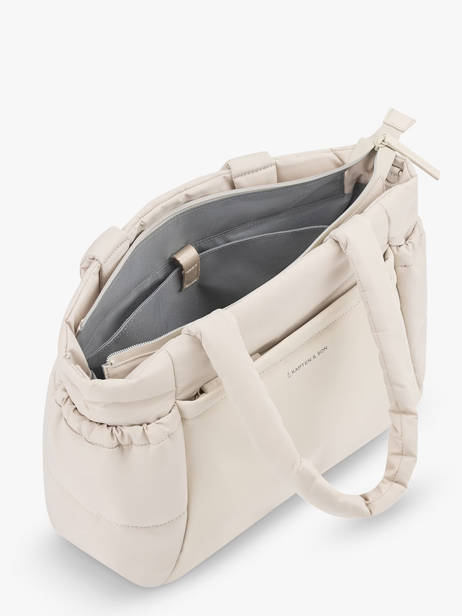 Sac Porté épaule A4 Bags Polyester Recyclé Kapten and son Beige bags M vue secondaire 4
