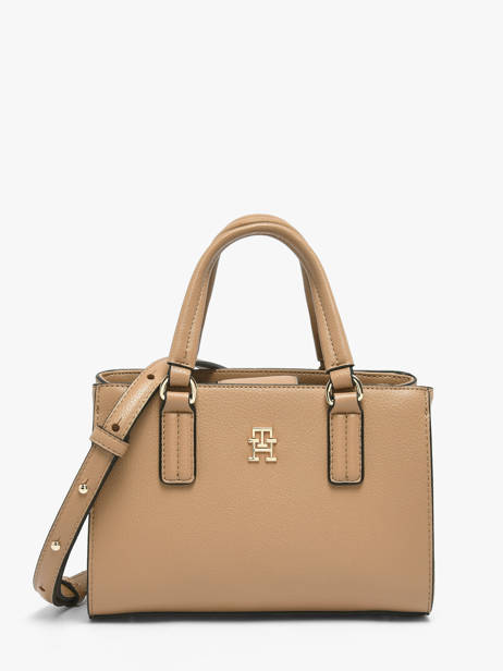 Sac Porté Main Th Daily Polyester Tommy hilfiger Marron th daily AW18379
