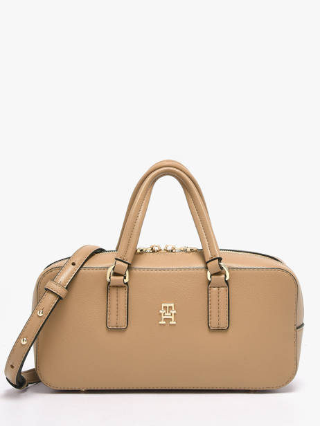 Sac Bandoulière Th Daily Polyester Tommy hilfiger Marron th daily AW18378
